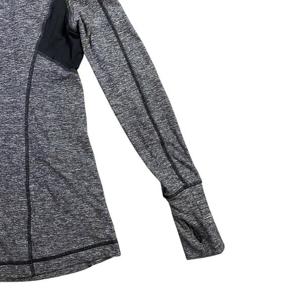 Lululemon Run: Back On Track Heathered Black Pullover - 4 - Picture 3 of 7